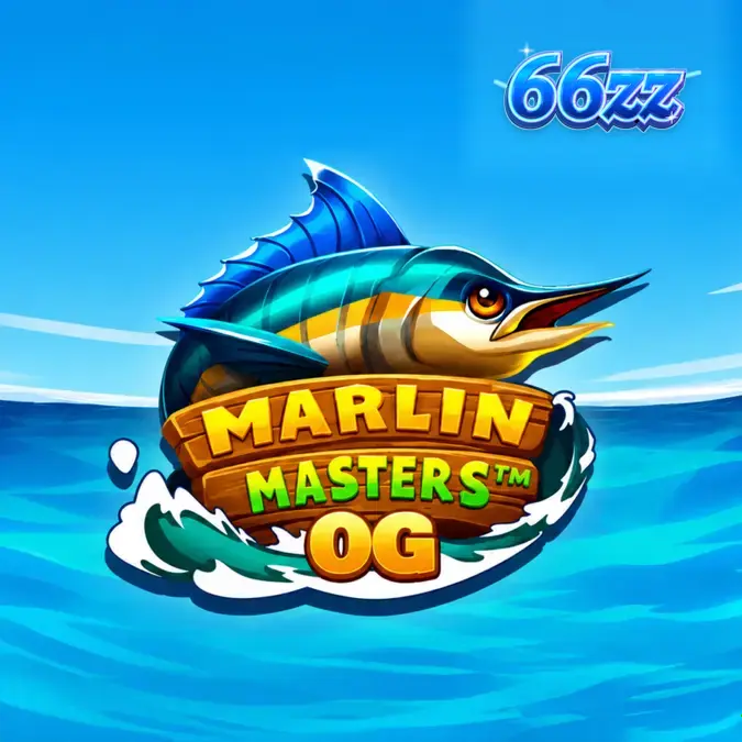 Marlin Masters OG স্লট গেমের ইন্টারফেস এবং মাছ ধরার থিম